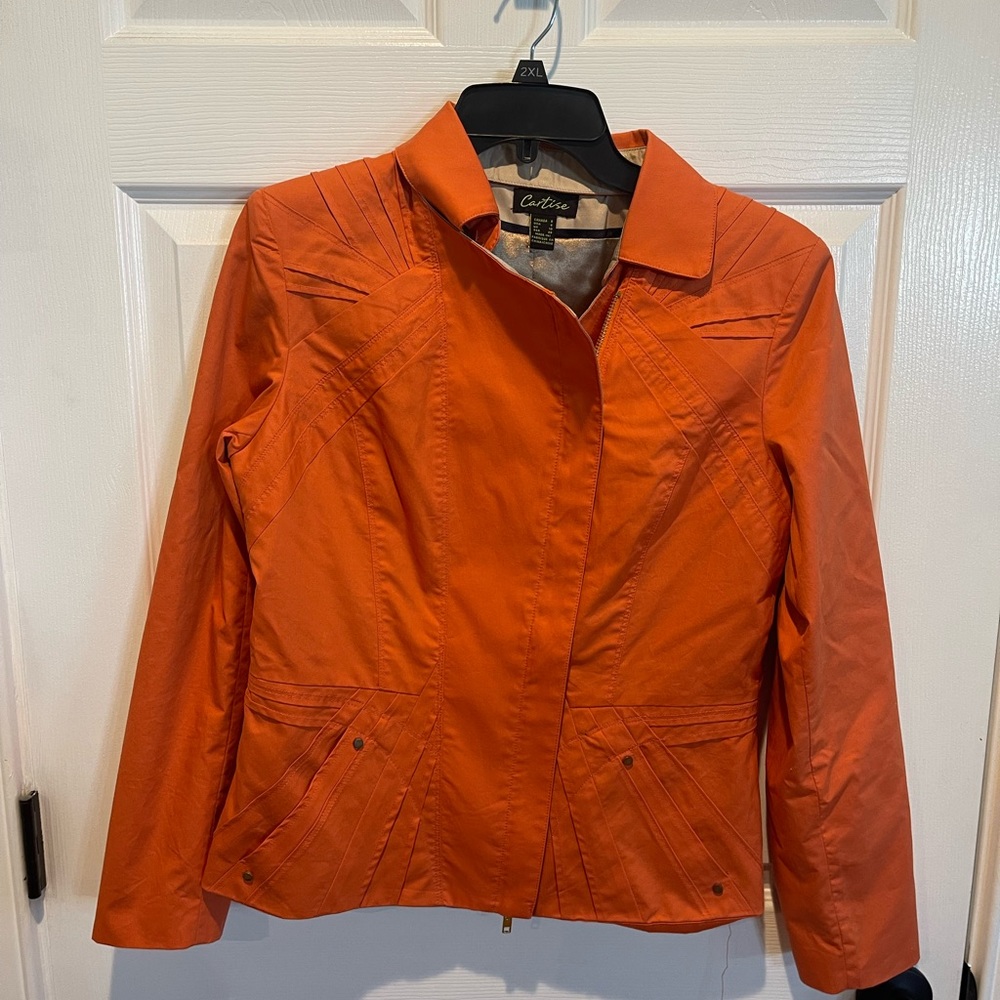Cartise orange jacket size 6